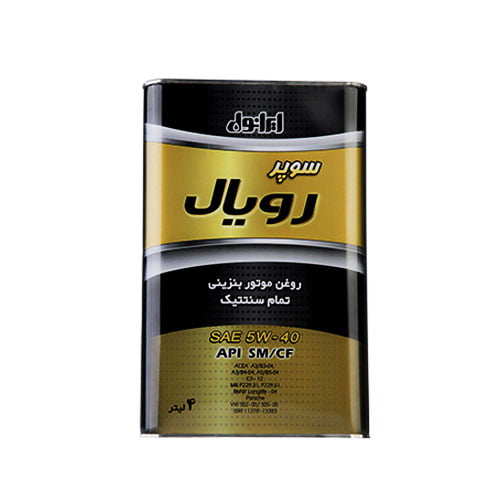 روغن موتور ایرانول مدل سوپر رویال SM حجم 4 لیتر (5w-40)