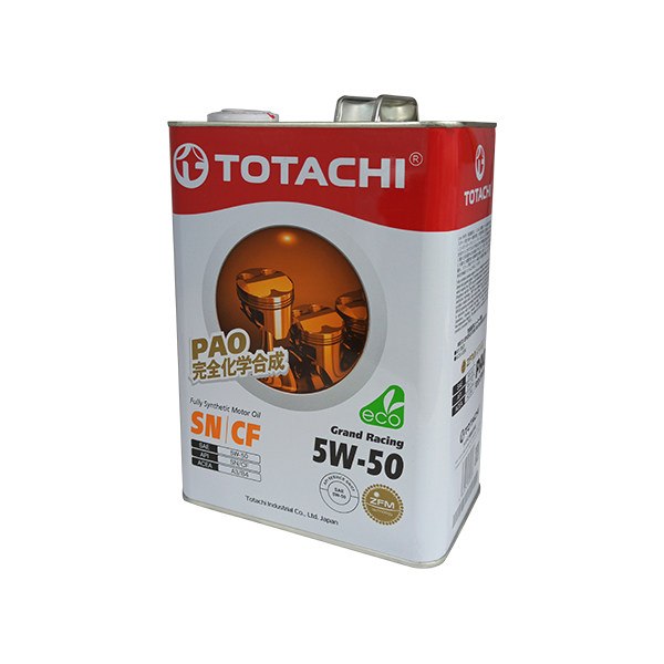 روغن موتور توتاچی مدل SN حجم 4 لیتر (5W-50)