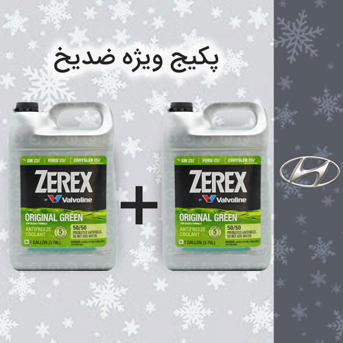 پکیج ویژه ضدیخ 8 لیتری هیوندای (منفی 37 درجه)