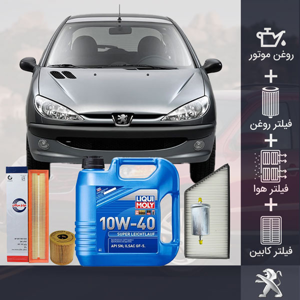 پکیج پژو 206 طلائی