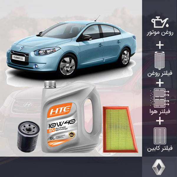 کیت کامل رنو فلوئنس اتوماتیک طلایی