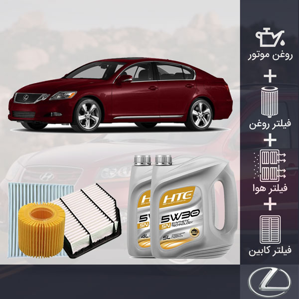 کیت کامل لکسوس GS460 طلائی