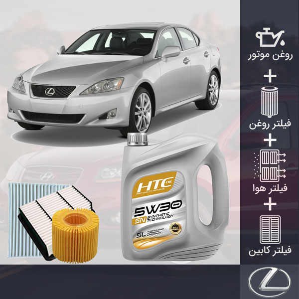 کیت کامل لکسوس IS300 طلائی