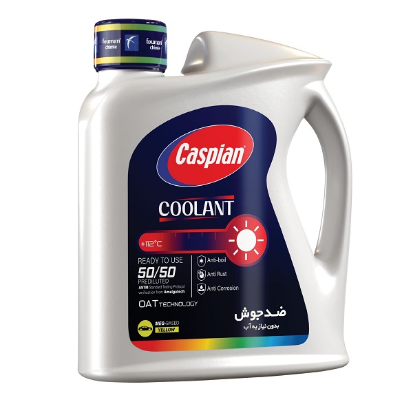 کولانت کاسپین 4 لیتر سبز رنگ