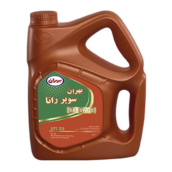 روغن موتور بهران مدل سوپر رانا پلاس SN Plus حجم 4 لیتر (0W-20)