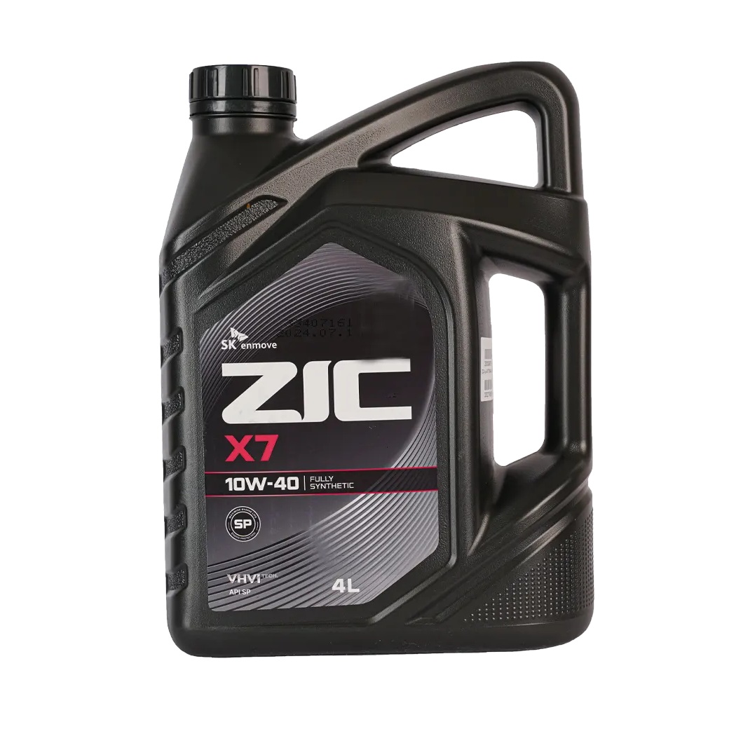 روغن موتور زیک ZIC مدل X7 SP حجم 4 لیتر (10w-40)