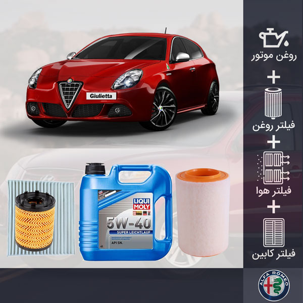 کیت کامل آلفارومئو جولیتا طلائی