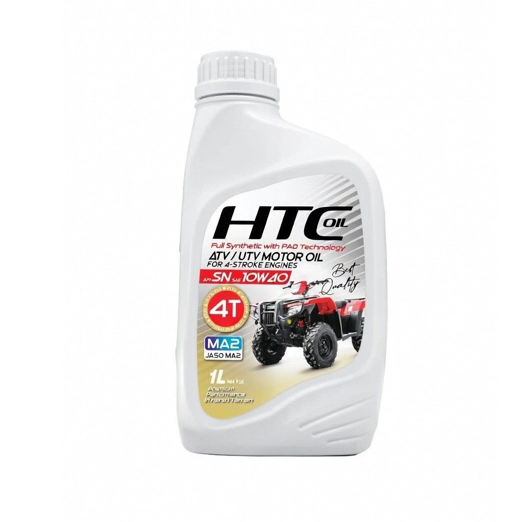 روغن موتور چهار چرخ اچ تی سی HTC JASO MA2 مدل ATV/UTV SN حجم 1 لیتر (10W-40)