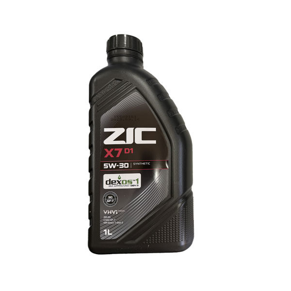 روغن موتور زیک SK ZIC مدل X7 API SQ حجم 1 لیتر (5w-30)