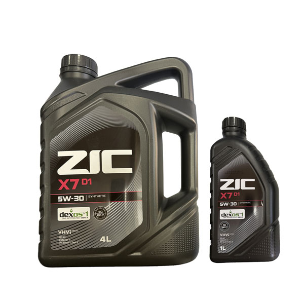 روغن موتور زیک SK ZIC مدل X7 API SQ حجم 5 لیتر (5w-30)