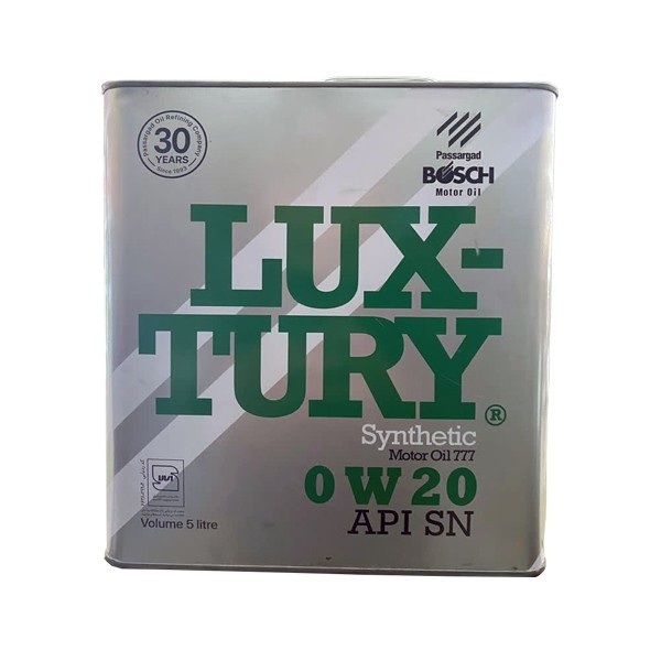 روغن موتور بوش مدل لاکچری SN Plus حجم 5 لیتر (0w-20)