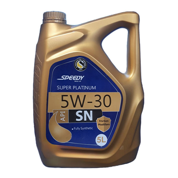 روغن موتور سپاهان مدل اسپیدی سوپر پلاتینیوم SN حجم 5 لیتر (5w-30)