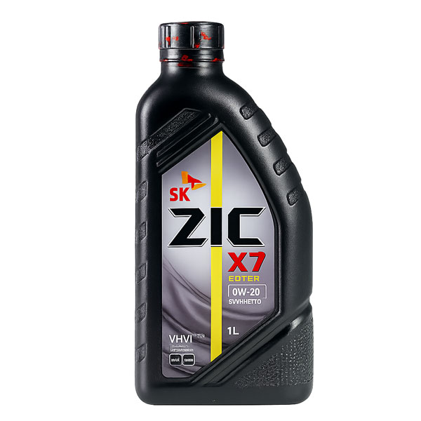 روغن موتور زیک SK ZIC مدل X7 API SP حجم 1 لیتر (0w-20)