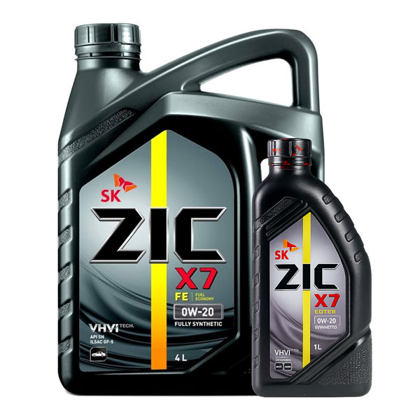 روغن موتور زیک SK ZIC مدل X7 API SP حجم 5 لیتر (0w-20)