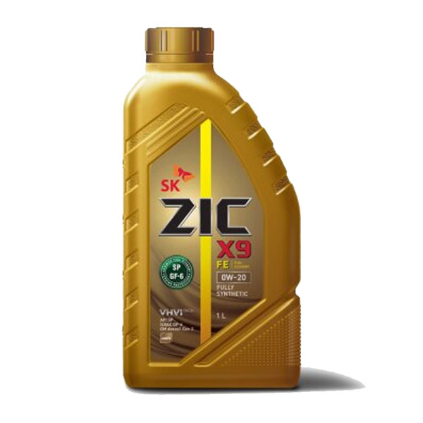 روغن موتور زیک SK ZIC مدل X9 API SP حجم 1 لیتر (0w-20)
