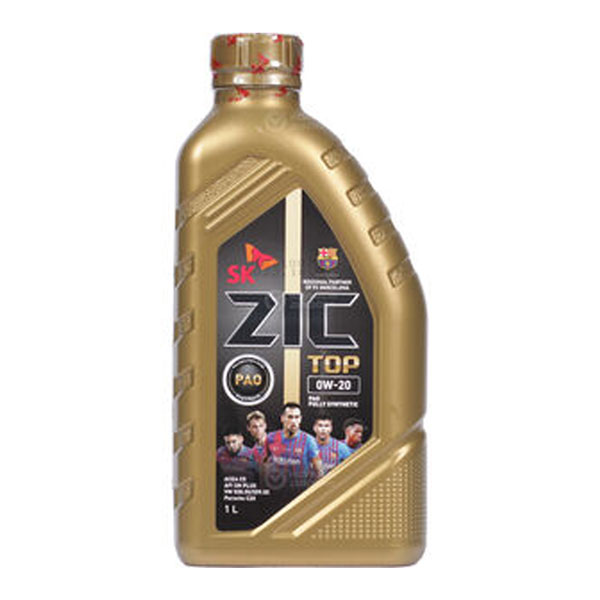 روغن موتور زیک SK ZIC مدل Zero API SN حجم 1 لیتر (0w-40)
