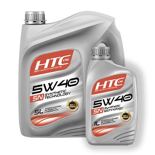 روغن موتور اچ تی سی HTC مدل SN حجم 6 لیتر (5W-40)