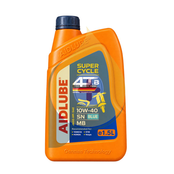 روغن موتور ایدلوب Aidlube مدل SN JASO MB حجم 1.5 لیتر (10w-40)