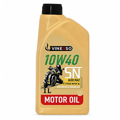 روغن موتور سیکلت VIN ESSO مدل API SN JASO MA2 حجم 1 لیتر (10w-40)